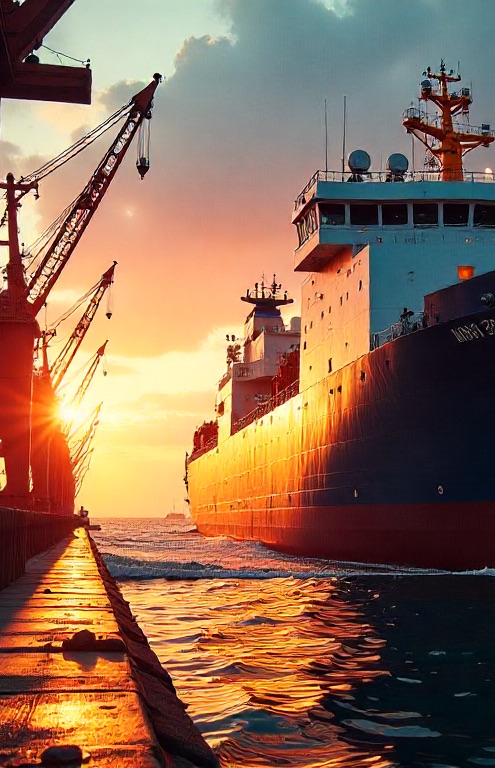 Three semi trucks driving on a highway through a forested landscape in Arizona.